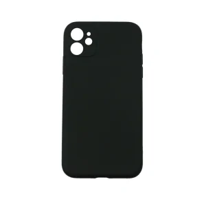 Husa Cover Silicon Slim Mat pentru Iphone 12 Mini Bulk Negru