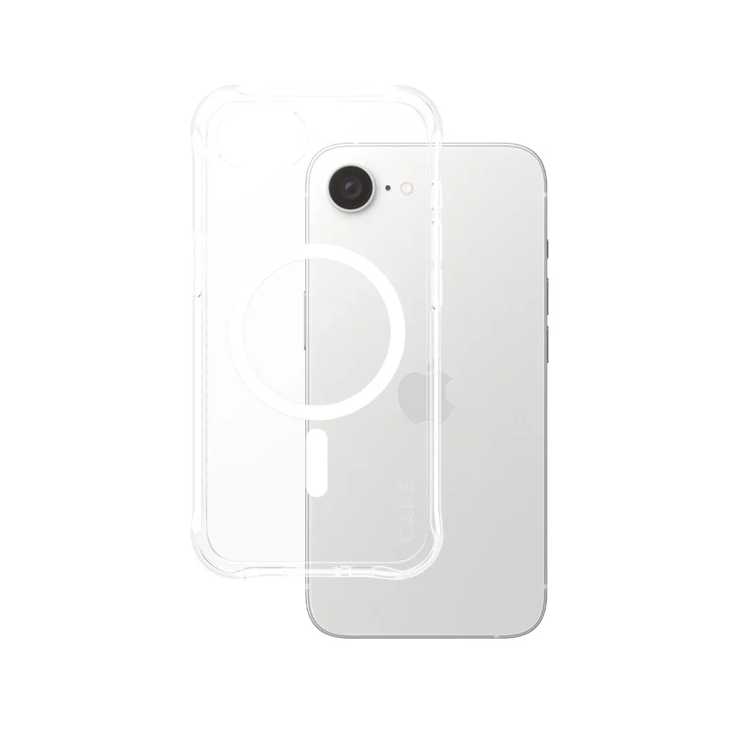 Husa Spate PanzerGlass Hard Care MagSafe pentru iPhone 16e Transparent thumb