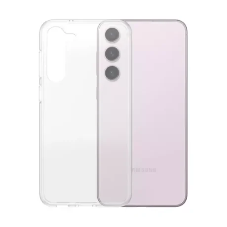 Husa Spate PanzerGlass Silicon Case Safe pentru Samsung Galaxy S23 Plus Transparent