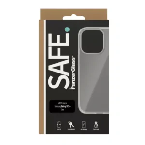 Husa Spate PanzerGlass Silicon Case Safe pentru Samsung Galaxy S23 Plus Transparent