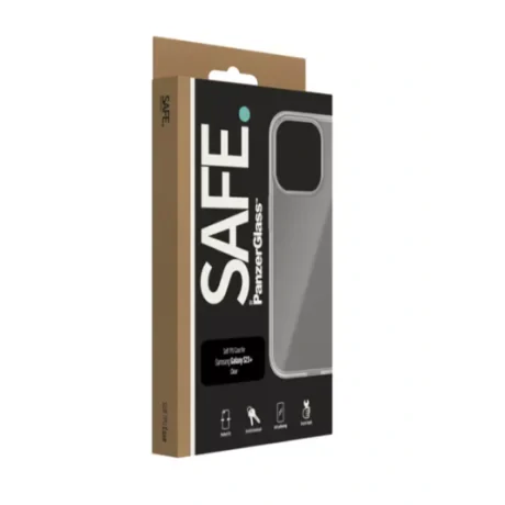 Husa Spate PanzerGlass Silicon Case Safe pentru Samsung Galaxy S23 Plus Transparent