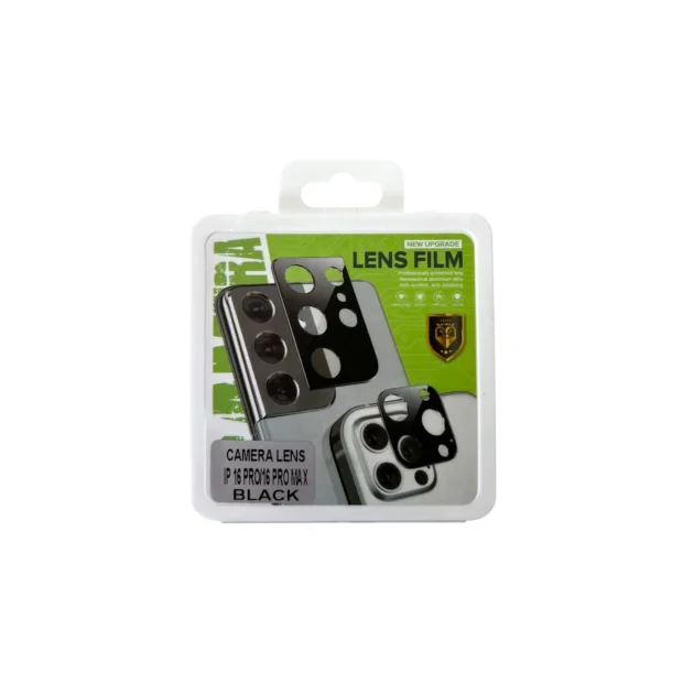 Folie Sticla Camera Mobico pentru iPhone 16 Pro/16 Pro Max Negru