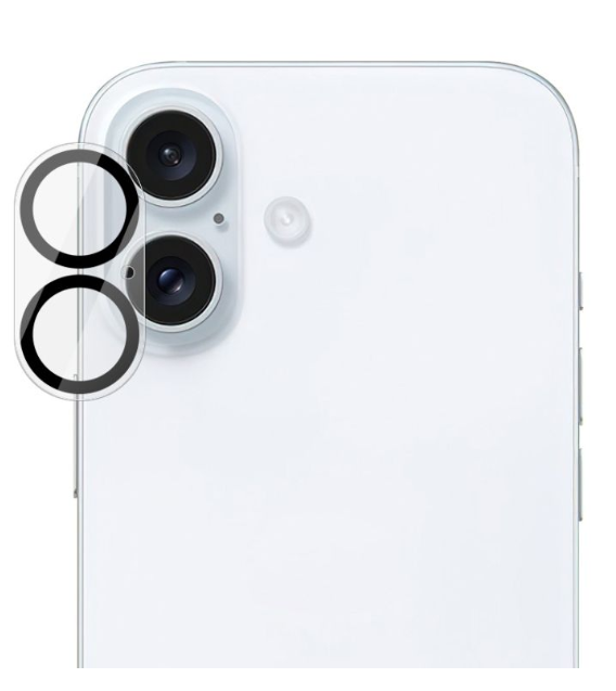 Folie Sticla Camera Mobico pentru iPhone 16/16 Plus Negru thumb