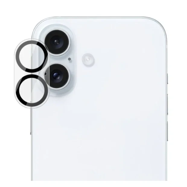 Folie Sticla Camera Mobico pentru iPhone 16/16 Plus Negru