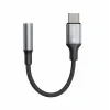 Adaptor Audio Swissten Usb-C la Jack 3.5mm 0.12m Negru/Gri