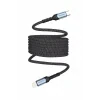 Cablu date Swissten Magnetic Self-Winding Usb-C/Lightning 1M Negru