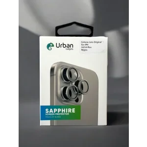 Folie Sticla Camera Individual Urban Gadgets Sapphire pentru iPhone 14/14 Plus Negru