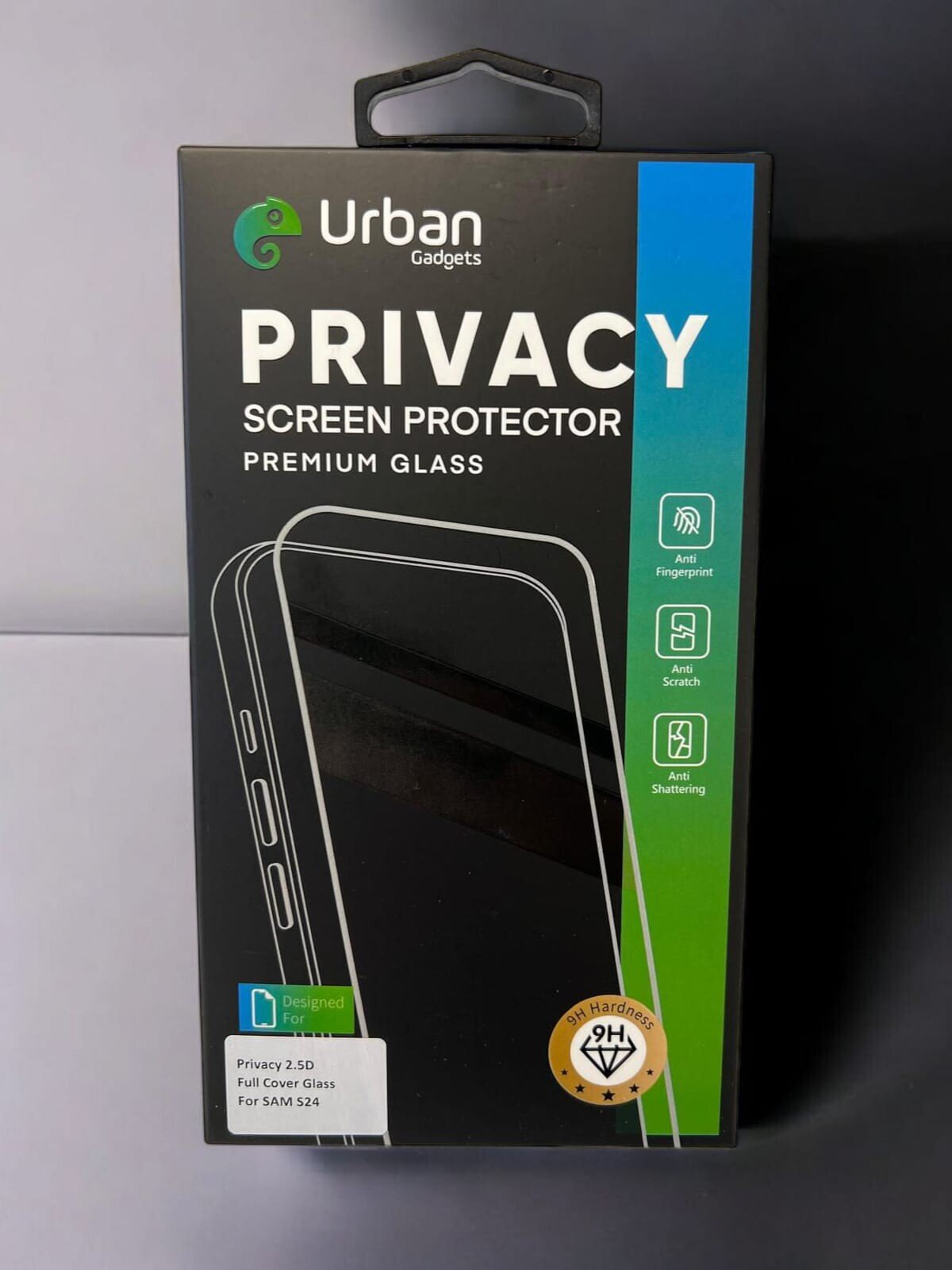 Folie Sticla Privacy Urban Gadgets Full pentru Samsung S24 Negru thumb