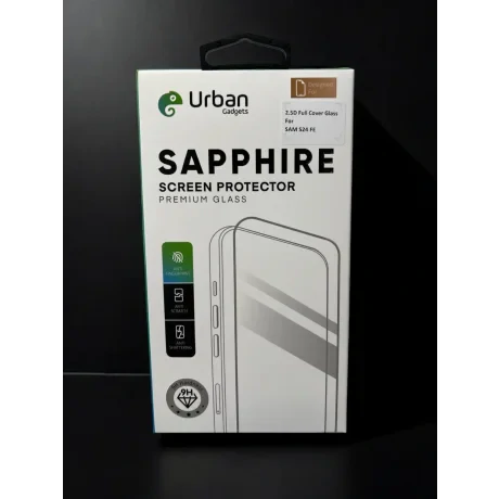 Folie Sticla Urban Gadgets Sapphire pentru Samsung Galaxy S24 FE Negru