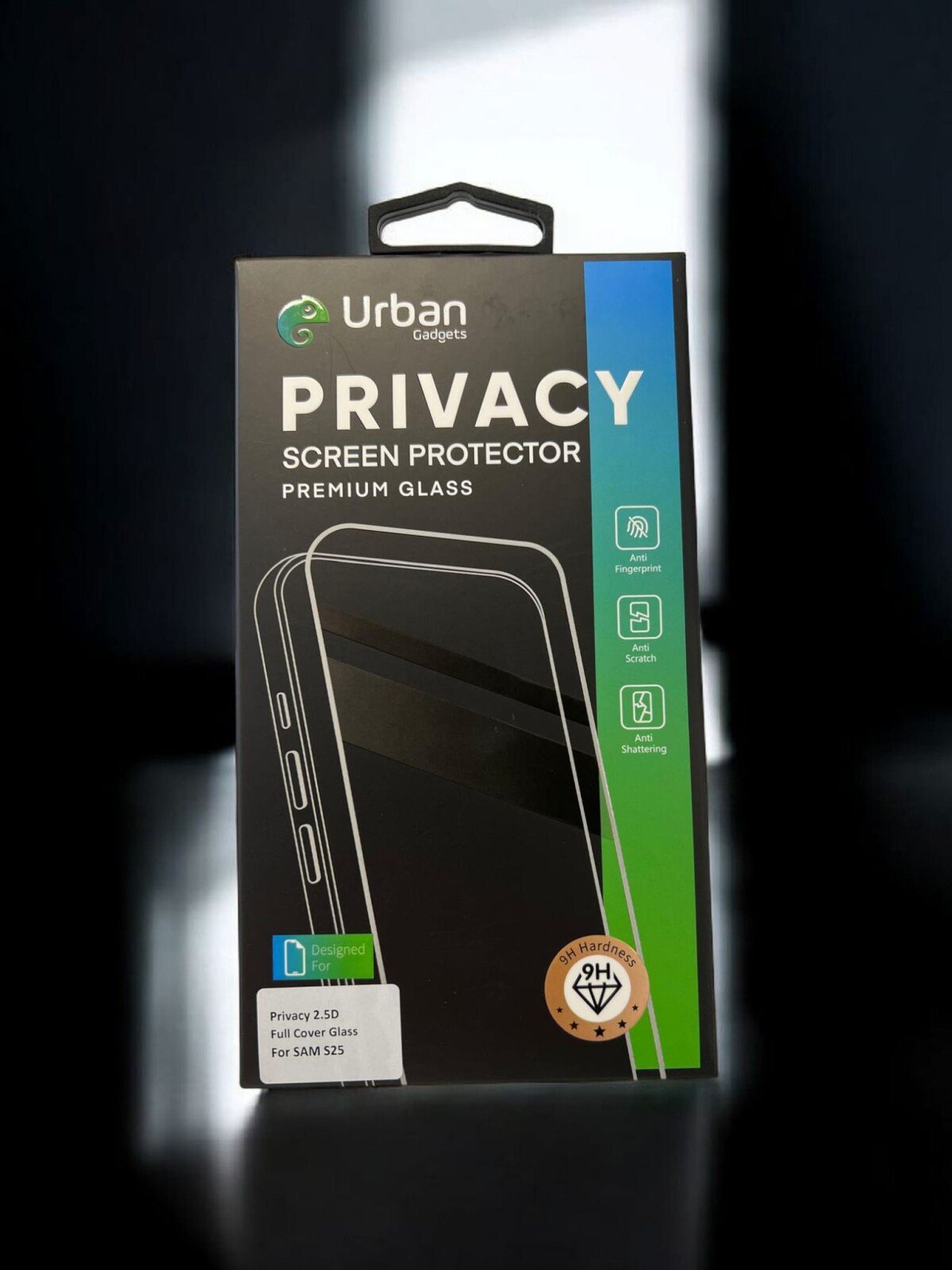 Folie Sticla Privacy Urban Gadgets Full pentru Samsung S25 Negru thumb