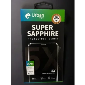 Folie Sticla Urban Gadgets 5X Super Sapphire pentru iPhone 15/16 Negru