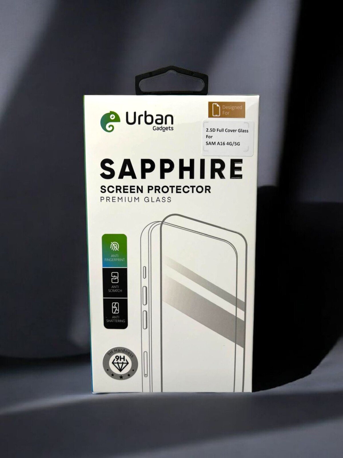 Folie Sticla Urban Gadgets Sapphire pentru A16 4G/5G Negru thumb