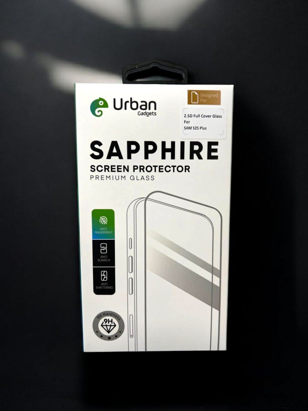 Folie Sticla Urban Gadgets Sapphire pentru Samsung Galaxy S25 Plus Negru thumb