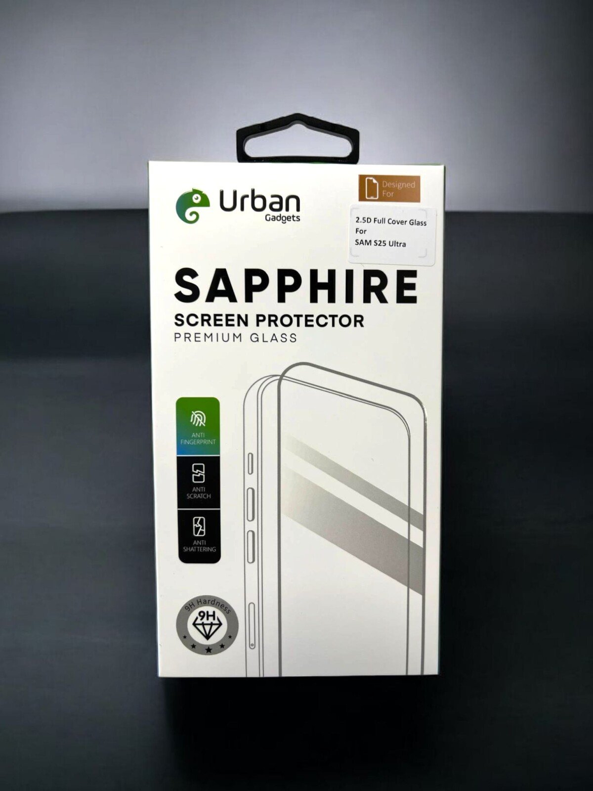 Folie Sticla Urban Gadgets Sapphire pentru Samsung Galaxy S25 Ultra Negru thumb