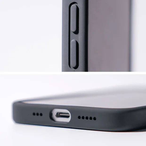 Husa Spate Araree Aero Typo Skin MagSafe pentru iPhone 16e AR20-02299A Negru
