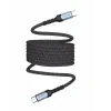 Cablu date Swissten Magnetic Self-Winding Usb-C/Usb-C 1m Negru
