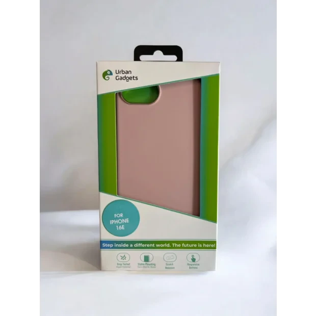 Husa Spate Urban Gadgets Silicon Soft MagSafe pentru iPhone 16e Roz