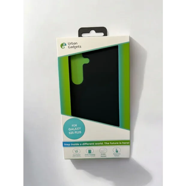 Husa Spate Urban Gadgets Silicon Soft MagSafe pentru Samsung Galaxy S25 Plus Negru