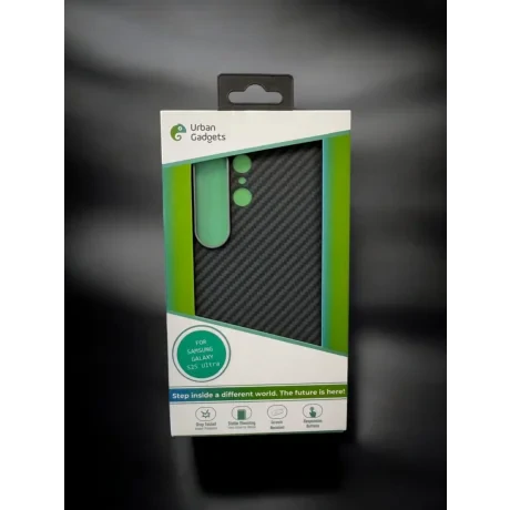 Husa Spate Hard Urban Gadgets MagForce Aramid pentru Samsung Galaxy S25 Ultra Negru