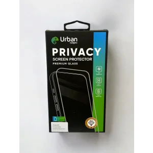 Folie Sticla Privacy Urban Gadgets Full pentru iPhone 15 Plus/16 Plus Negru