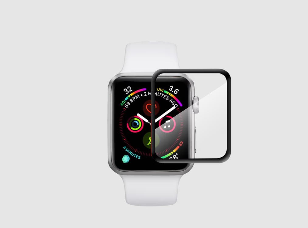 Folie Protectie Ceas Urban Gadgets Sapphire 3D Full  pentru Apple Watch 46mm(2024) Negru thumb