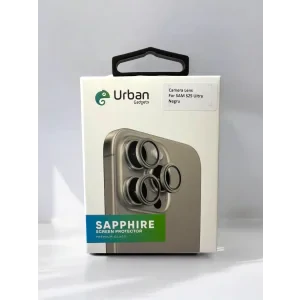 Folie Sticla Camera Individual Urban Gadgets Sapphire pentru Samsung Galaxy S25 Ultra Negru