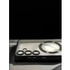 Husa Spate Beauty Lens Frame MagSafe pentru Sam Gal S25 Plus Bulk Negru