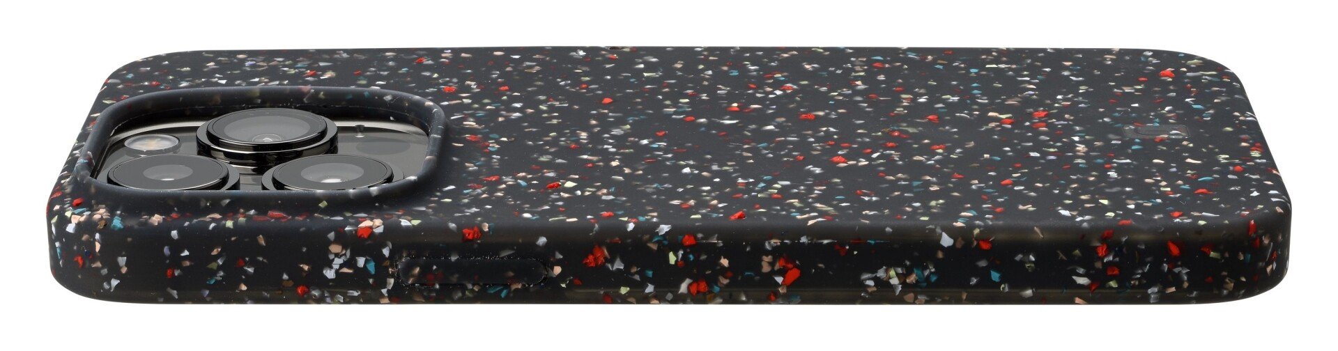Husa Spate Cellularline Sensation Dots pentru iPhone 14 Pro  Negru thumb