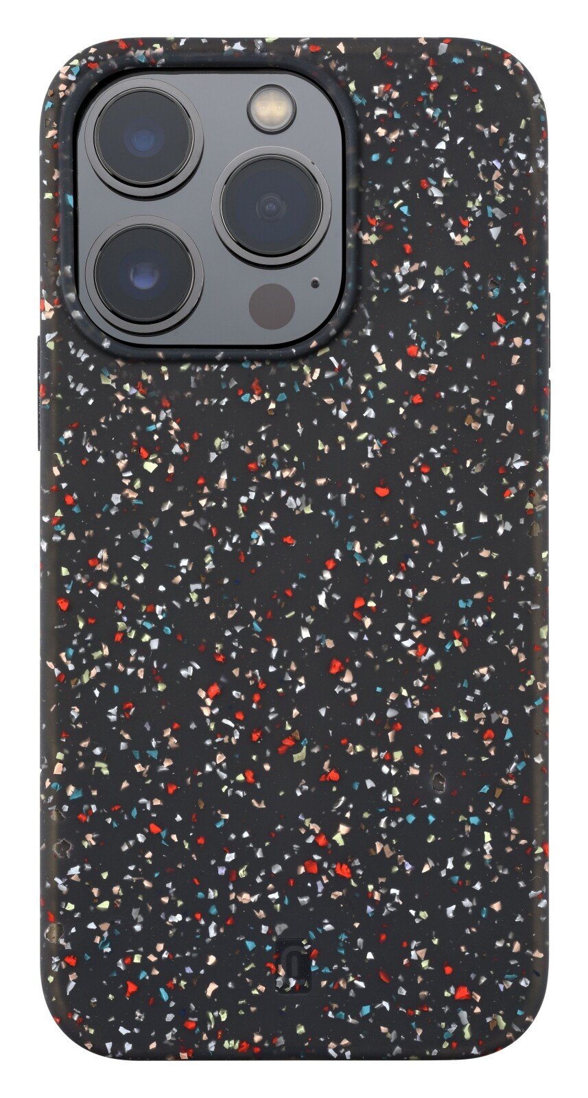 Husa Spate Cellularline Sensation Dots pentru iPhone 14 Pro  Negru thumb