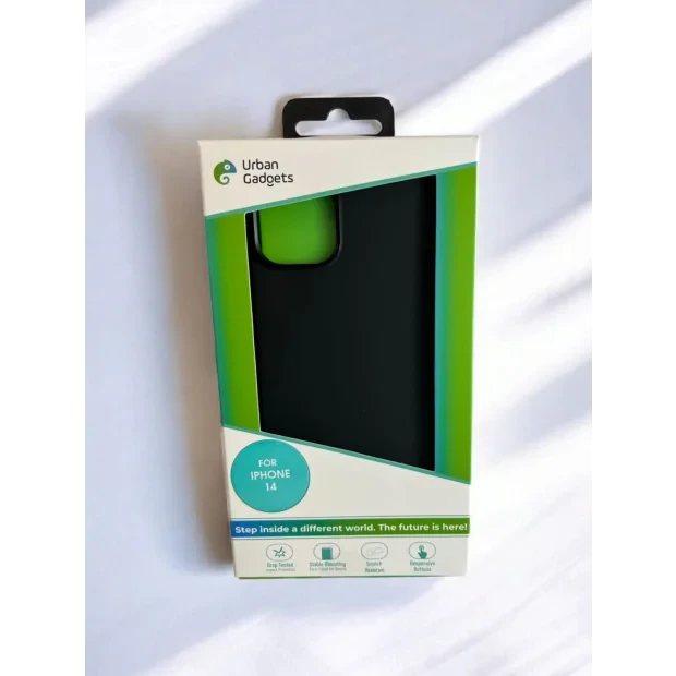 Husa Spate Urban Gadgets Silicon Soft MagSafe pentru iPhone 14 Negru