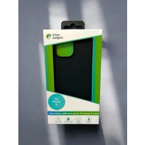 Husa Spate Urban Gadgets Silicon Soft MagSafe pentru iPhone 15 Negru