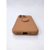 Husa Spate Silicon Finger Grip pentru iPhone 14 Pro Bulk Roz