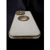 Husa Spate Beauty Lens Frame pentru iPhone 15 Pro Max Bulk Alb
