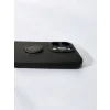 Husa Spate Silicon Finger Grip pentru iPhone 15 Pro Bulk Negru