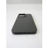 Husa Spate Carbon Z Kevlar pentru iPhone 15 Pro Max Bulk Negru