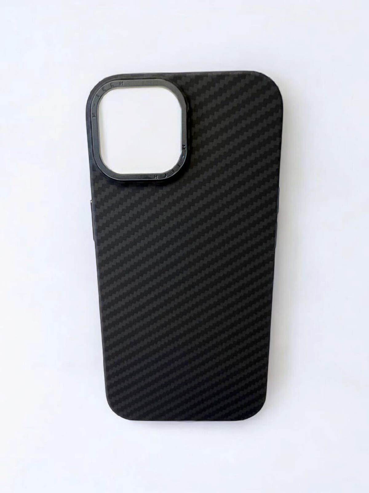 Husa Spate Carbon Z Kevlar pentru iPhone 15 Bulk Bulk Negru thumb