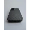 Husa Spate Carbon Z Kevlar pentru iPhone 15 Bulk Bulk Negru