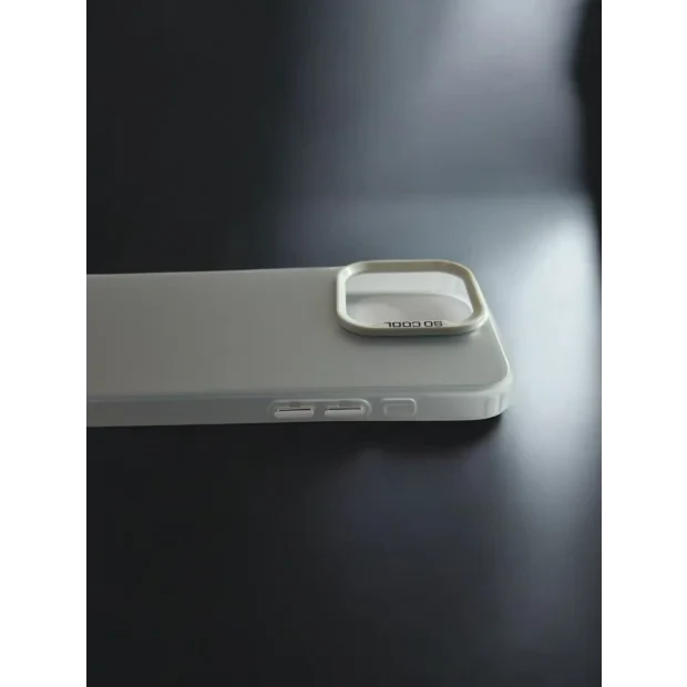 Husa Spate SoCool Z  pentru iPhone 15 Pro Max Bulk Alb