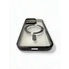 Husa Spate Beauty Lens Frame MagSafe pentru iPhone 15 Pro Bulk Negru