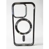 Husa Spate Beauty Lens Frame MagSafe pentru iPhone 15 Pro Bulk Negru