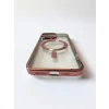 Husa Spate Beauty Lens Frame MagSafe pentru iPhone 15 Pro Max Bulk Roz/Mov