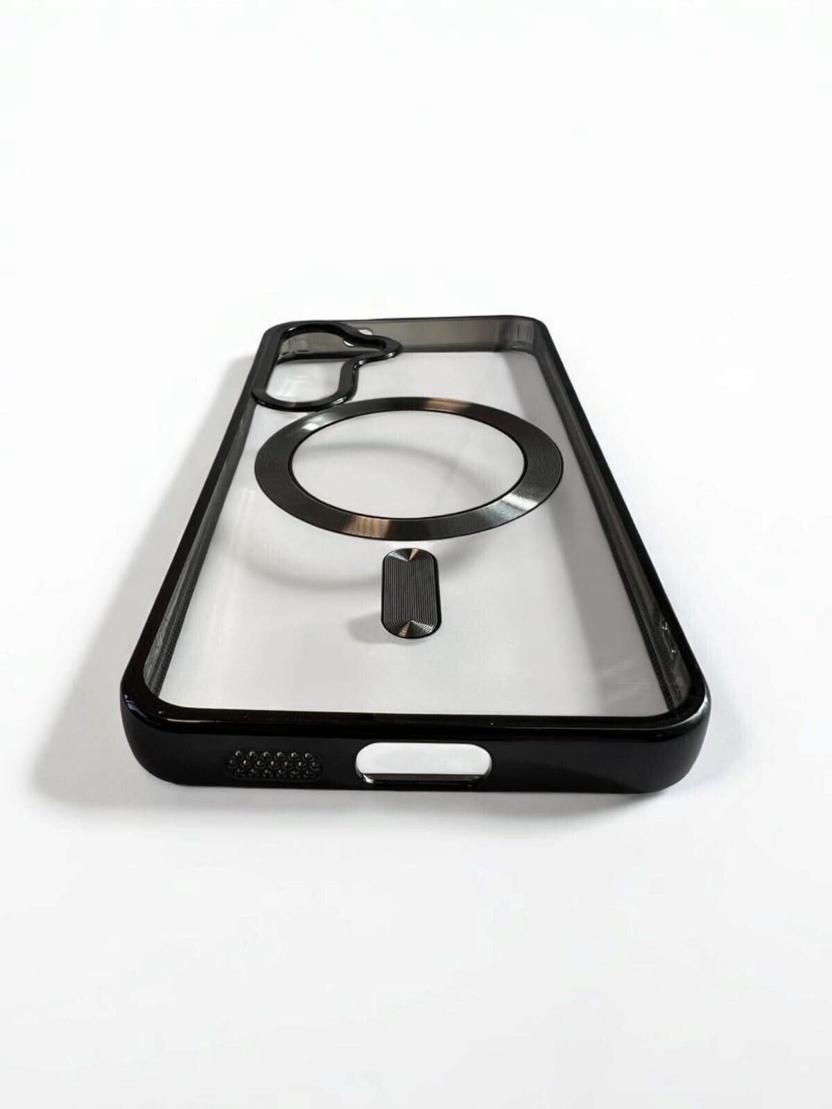 Husa Spate Beauty Lens Frame MagSafe pentru Samsung Galaxy S24 Bulk Negru thumb