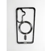 Husa Spate Beauty Lens Frame MagSafe pentru Samsung Galaxy S24 Bulk Negru