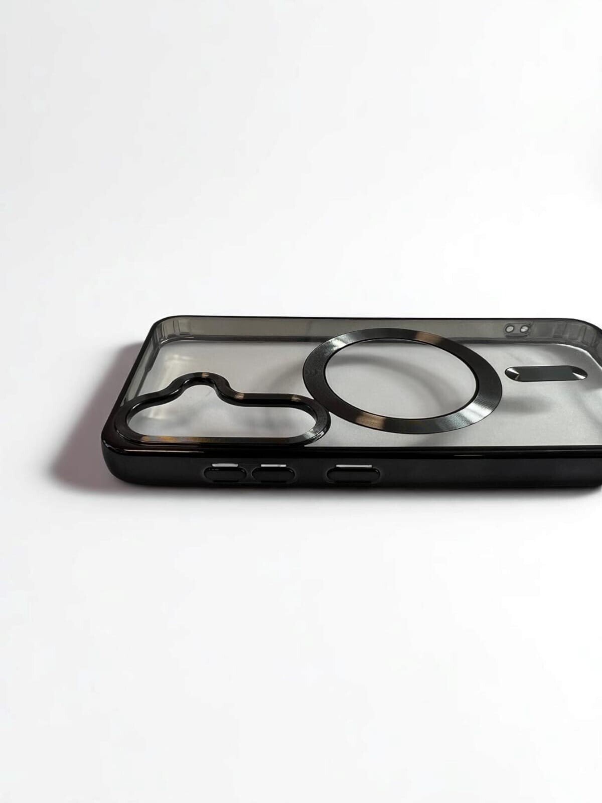Husa Spate Beauty Lens Frame MagSafe pentru Samsung Galaxy S24 Bulk Negru thumb