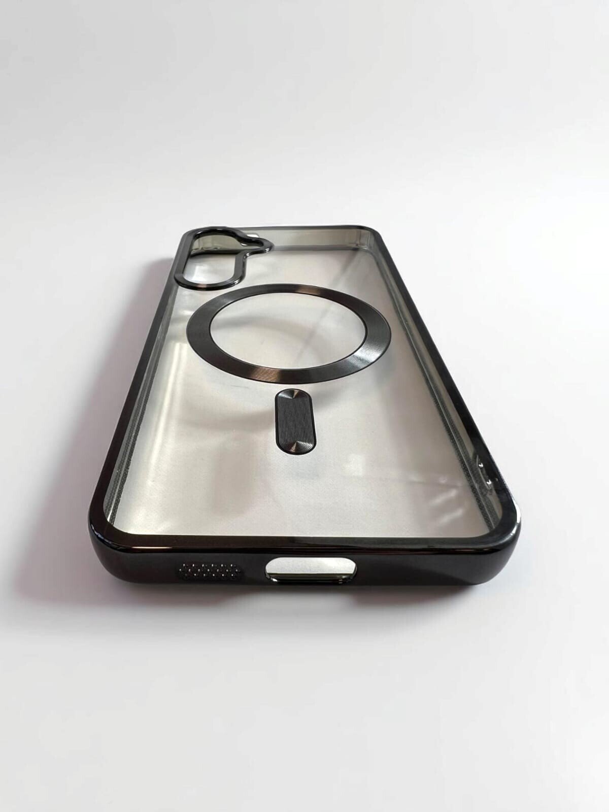 Husa Spate Beauty Lens Frame MagSafe pentru Samsung Galaxy S24 Plus Bulk Negru thumb