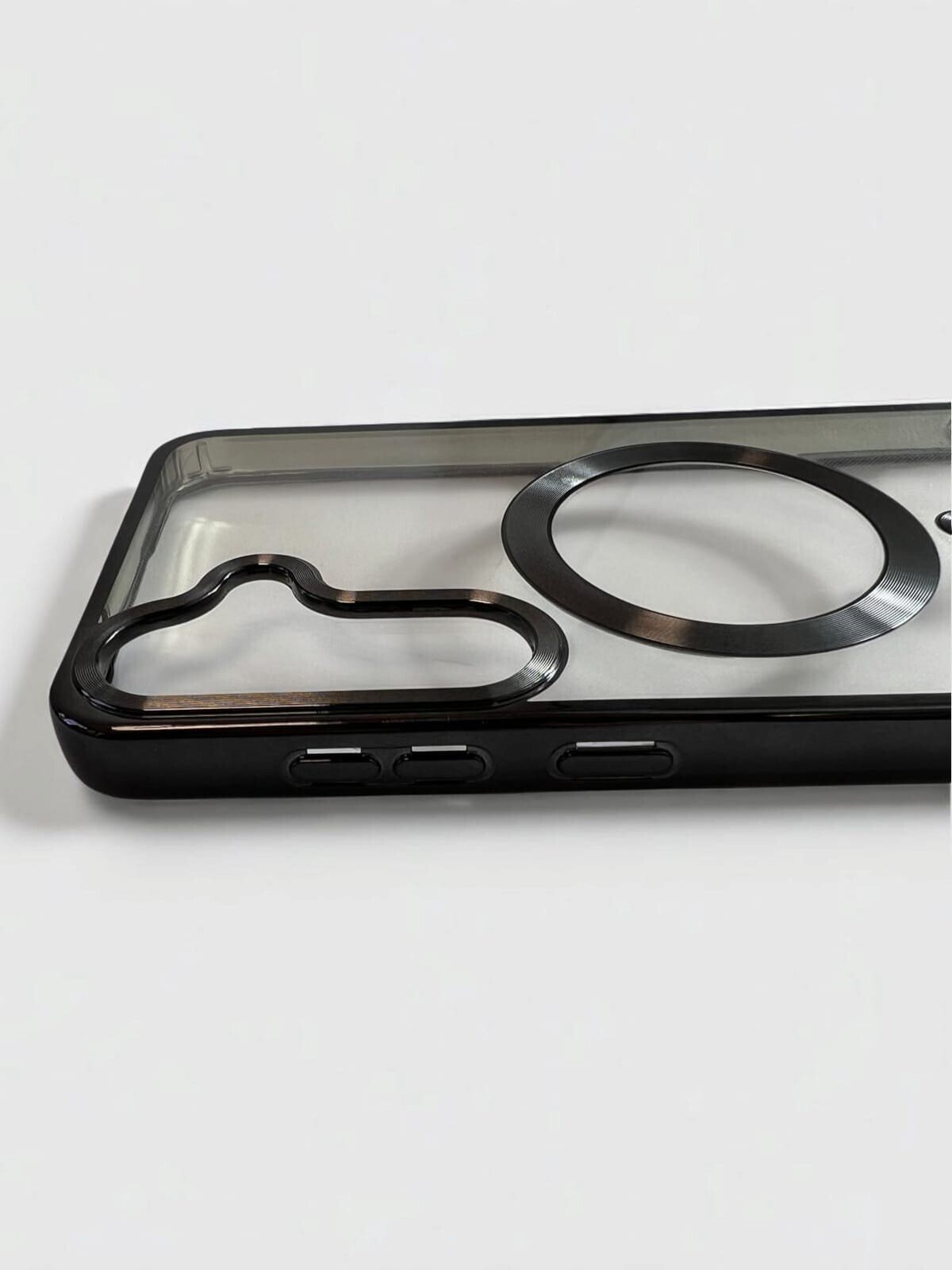 Husa Spate Beauty Lens Frame MagSafe pentru Samsung Galaxy S24 Plus Bulk Negru thumb