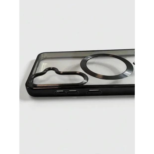 Husa Spate Beauty Lens Frame MagSafe pentru Samsung Galaxy S24 Plus Bulk Negru