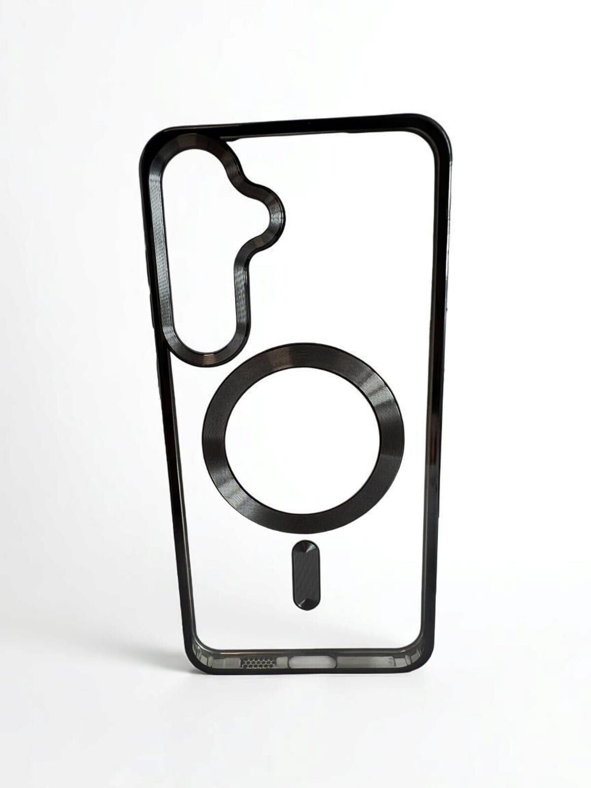 Husa Spate Beauty Lens Frame MagSafe pentru Samsung Galaxy S24 Plus Bulk Negru thumb
