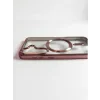 Husa Spate Beauty Lens Frame MagSafe pentru Samsung Galaxy S24 Bulk Roz/Mov