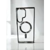 Husa Spate Beauty Lens Frame MagSafe pentru Samsung Galaxy S24 Ultra Bulk Negru